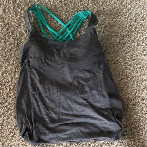 lululemon built in sports bra tank top